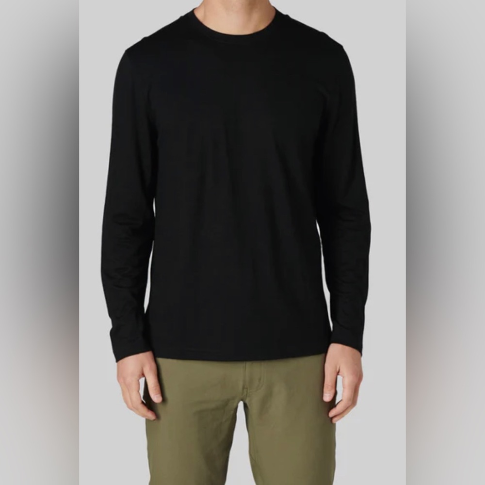 Hill City by GAP LS Long Sleeve Everyday Merino Wool Blend Tee Shirt